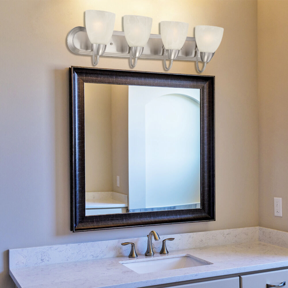 Torino 4 Light 30 inch Brushed Nickel Bath Bar Wall Light